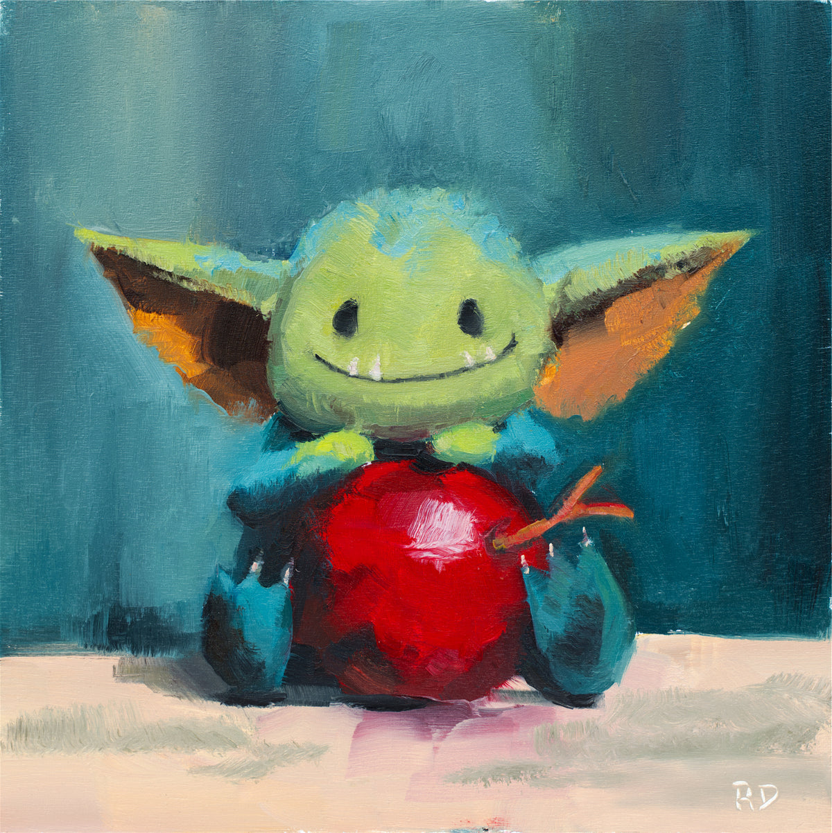 Golby and the berry - Original oil painting