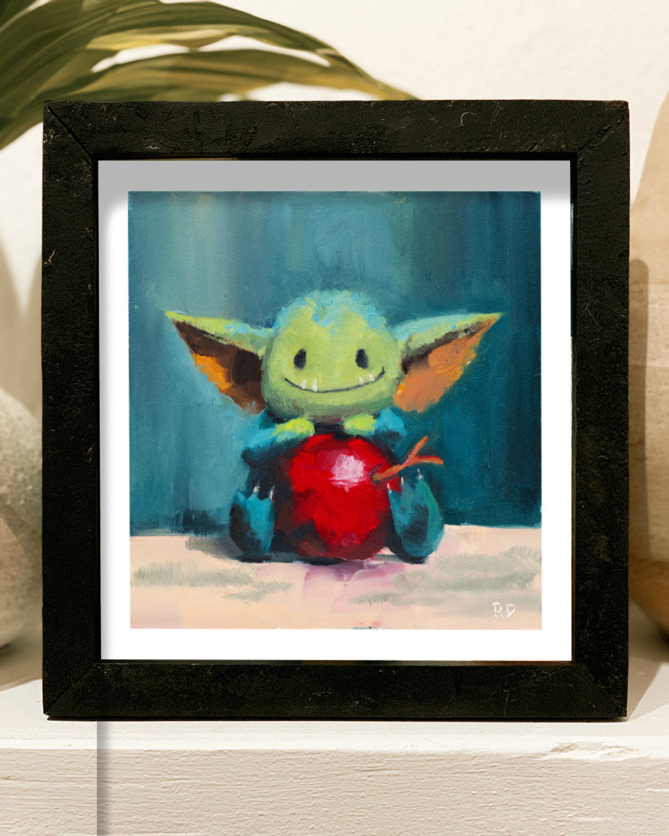 Golby and the berry - Original oil painting